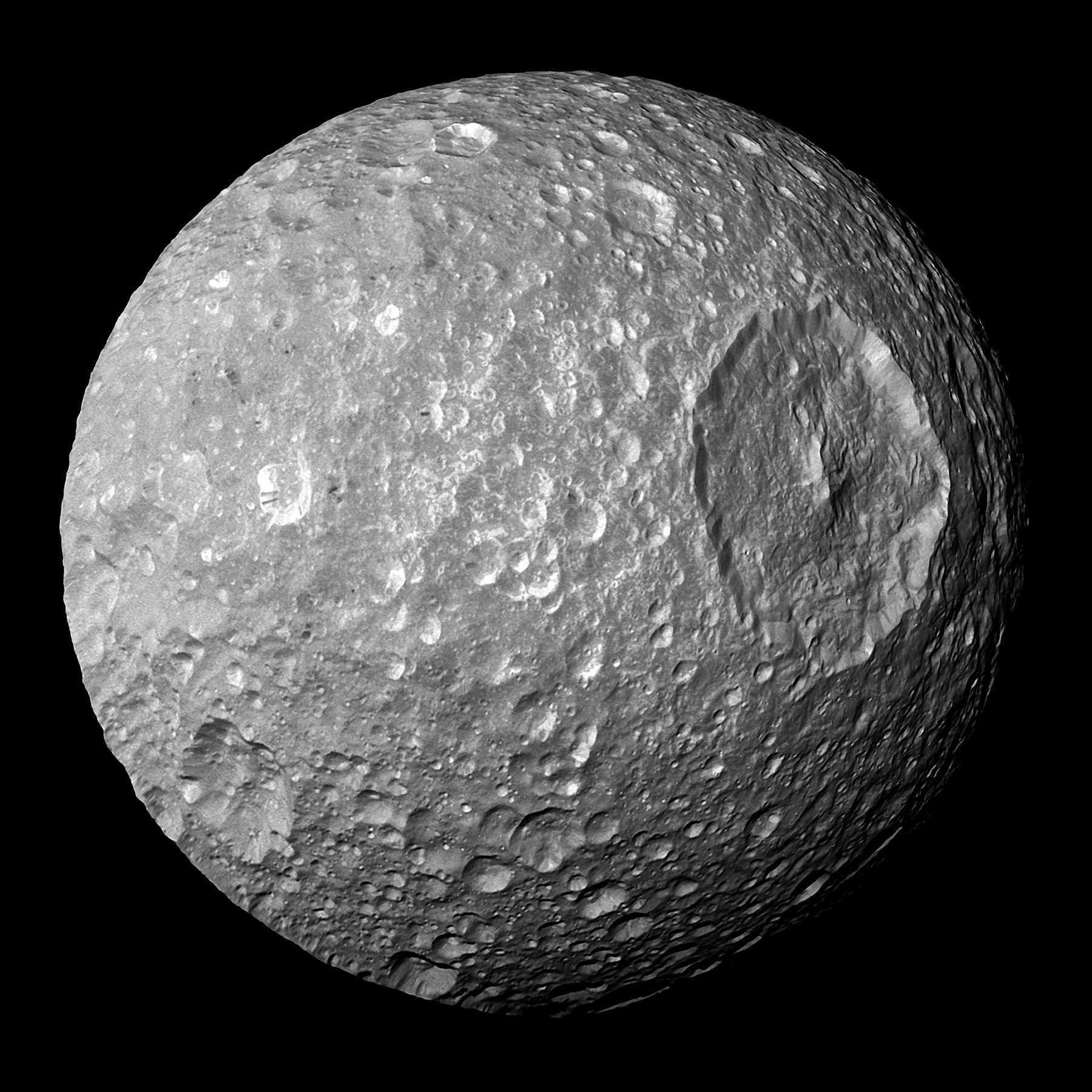 Saturnus' maan Mimas