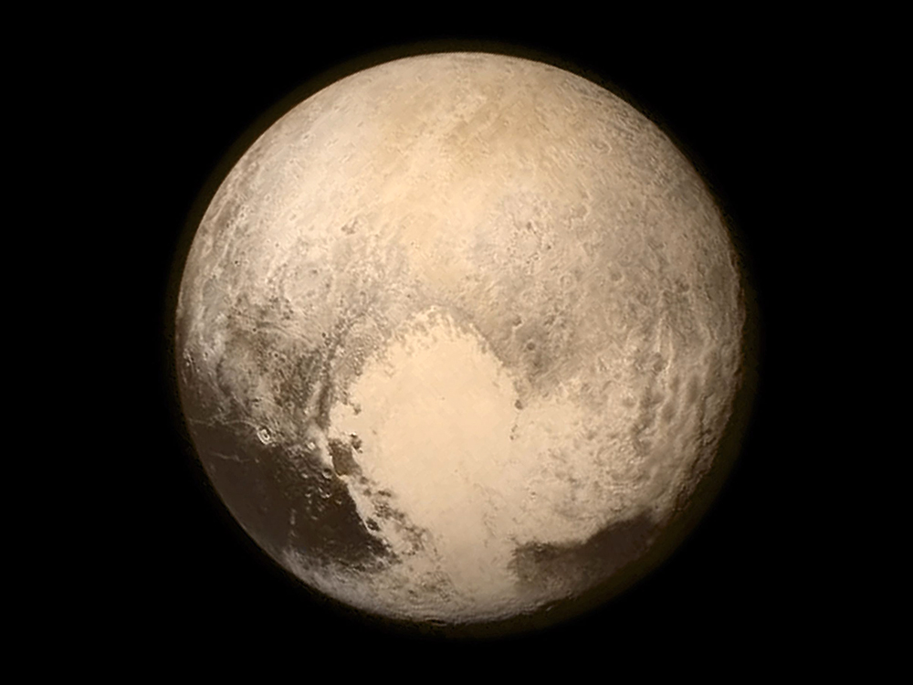 A 'photograph' of planet Pluto