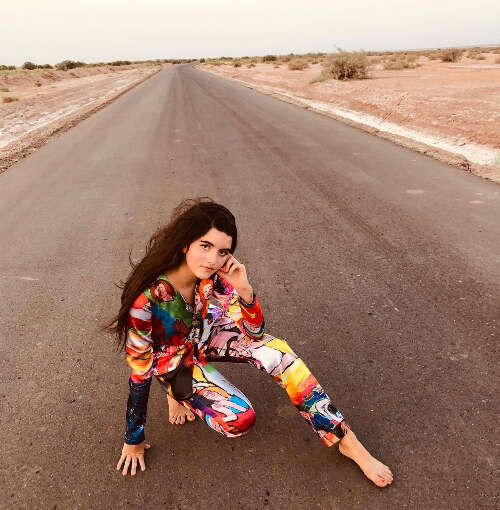 Clearly taken over: singer Angelina Jordan